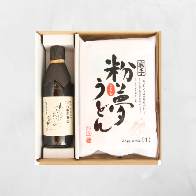 粉夢うどん_6食(2食×3袋)【岩手 八木澤商店つゆ付】 | 岩手の麺工房 粉夢